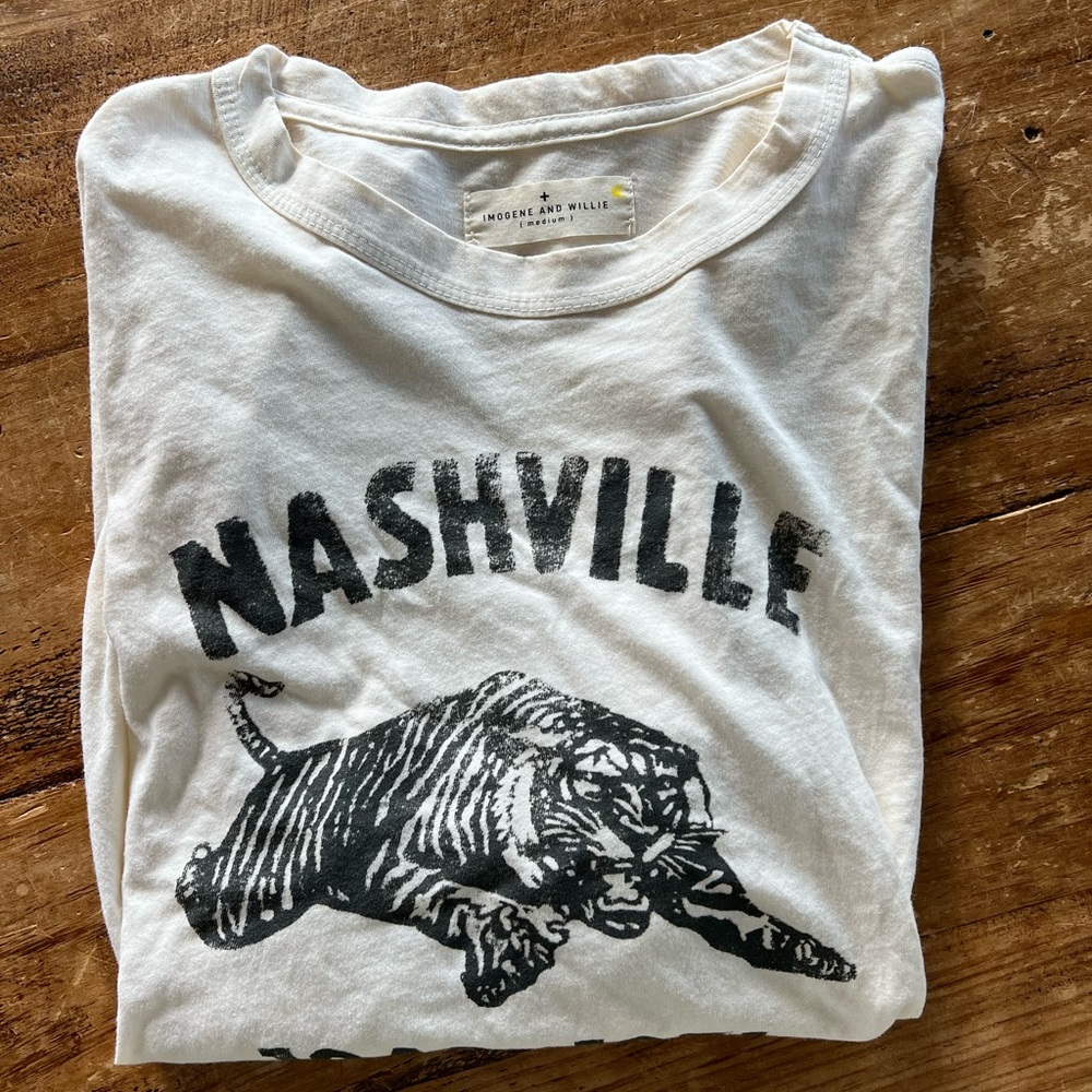 NEW Mens Imogene & Willie Nashville Tiger Tee Tshirt size Medium